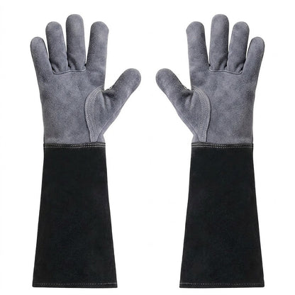 Long Sleeve Leather Rose Gardening Gloves - image 6