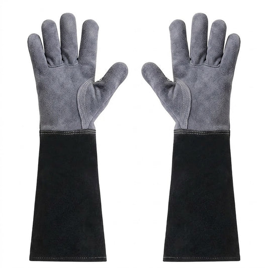 Long Sleeve Leather Rose Gardening Gloves - image 6